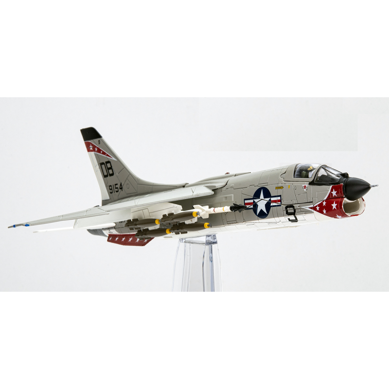 F-8E Crusader U.S.Marine Corps VMF(AW)-235 Death Angels DB8 1966 (flaps down version)