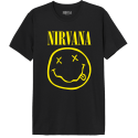 NIRVANA - Smiley Logo - T-Shirt Homme