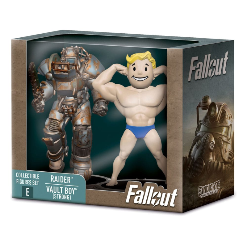 Fallout pack 2 figurines Set E Raider & Vault Boy (Strong) 7 cm