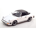 PORSCHE 911 SC CABRIOLET AVEC TOIT SOUPLE 1983 BLANC