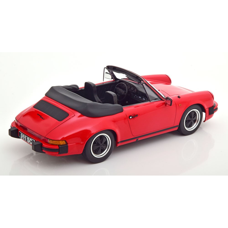 PORSCHE 911 SC CABRIOLET AVEC TOIT SOUPLE 1983 ROUGE