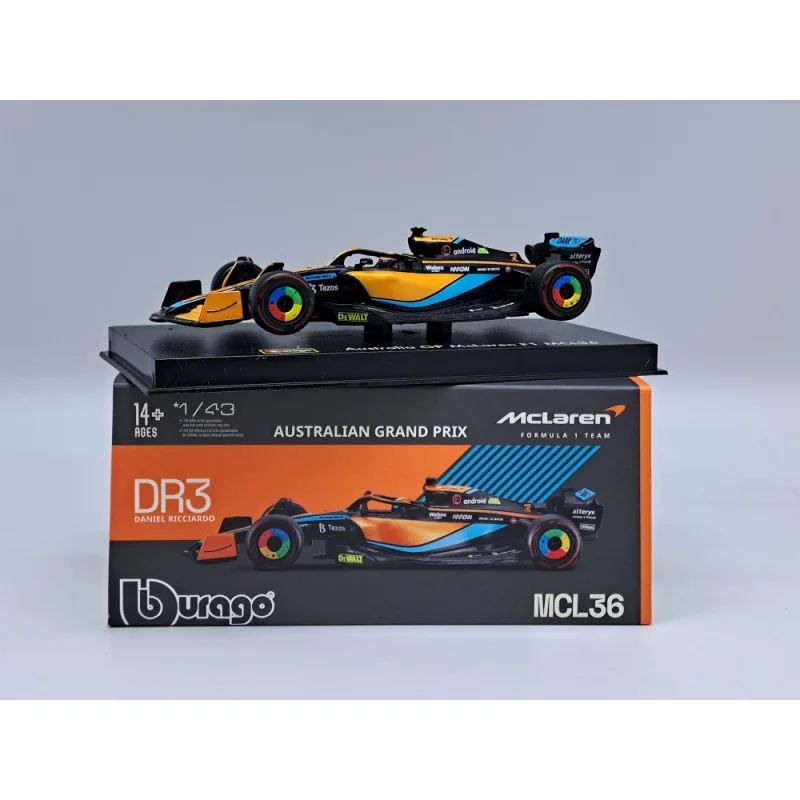 MCLAREN F1 MCL36 3 DANIEL RICCIARDO 2022 (PACKAGING PREMIUM)