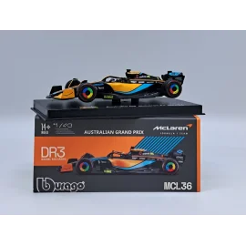 MCLAREN F1 MCL36 3 DANIEL RICCIARDO 2022 (PACKAGING PREMIUM)