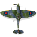 SUPERMARINE SPITFIRE MK.IX ANGLAIS MK210 "TOLLY HELLO" GUNS LUNDQUIST "TEST PILOT USSAF - LONG RANG EXPERIMENTAL"