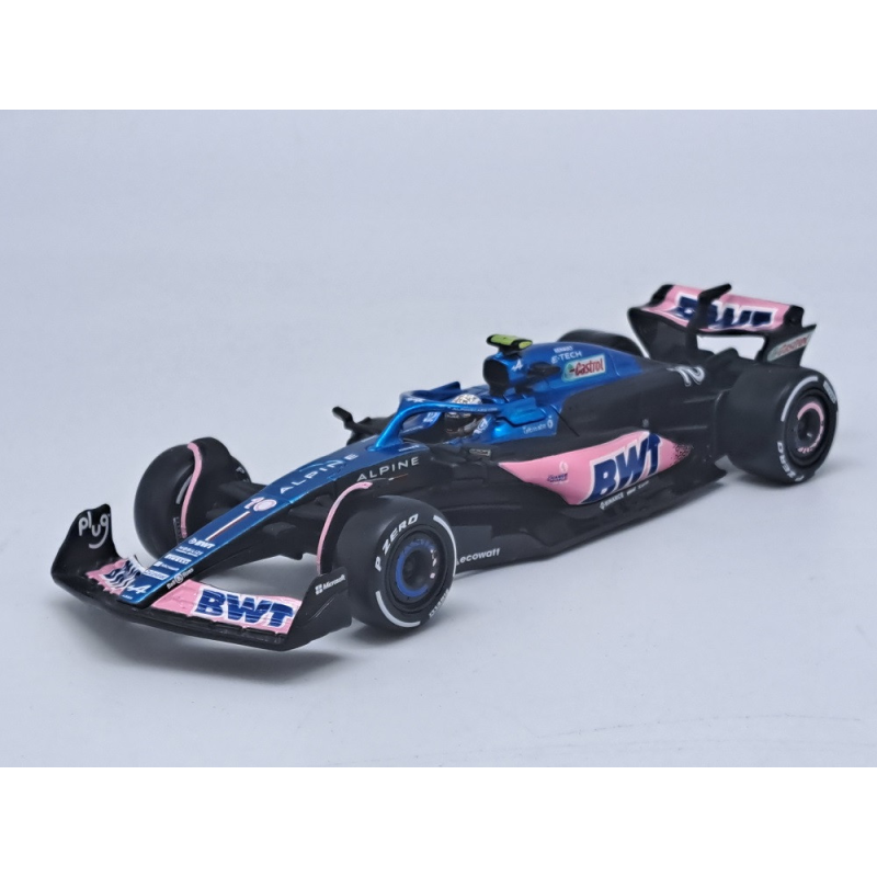 ALPINE F1 A523 TEAM BWT ALPINE 10 PIERRE GASLY 2023 (PACKAGING PREMIUM AVEC CASQUE)