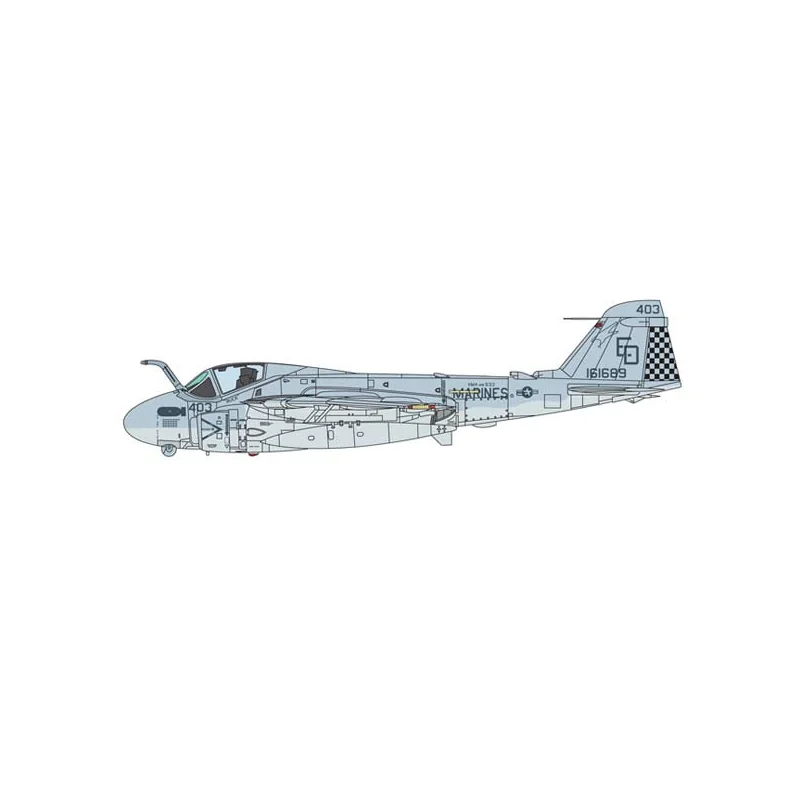 Grilman A-6E Intruder USN / USMC SUPER FEUILLE D'ÉCLAIRAGE POUR 2 VERSIONS - FEUILLE D'INSTRUCTION DE COULEUR L'intrus A-6 est e