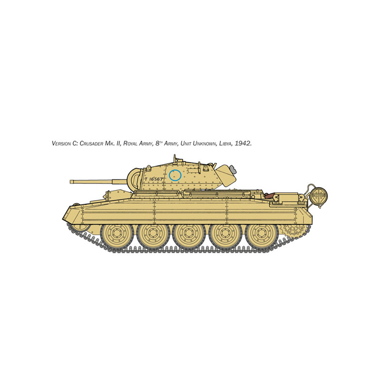 Crusader Mk.II et Infanterie Britannique