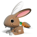 Eugy 3D Modèle: ANIMAL DE LA FORÊT / LAPIN