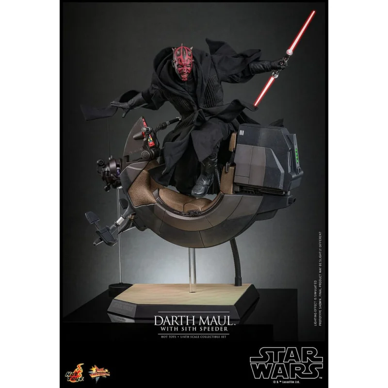 Star Wars Episode I figurine Movie Masterpiece 1/6 Darth Maul with Sith Speeder 29 cm