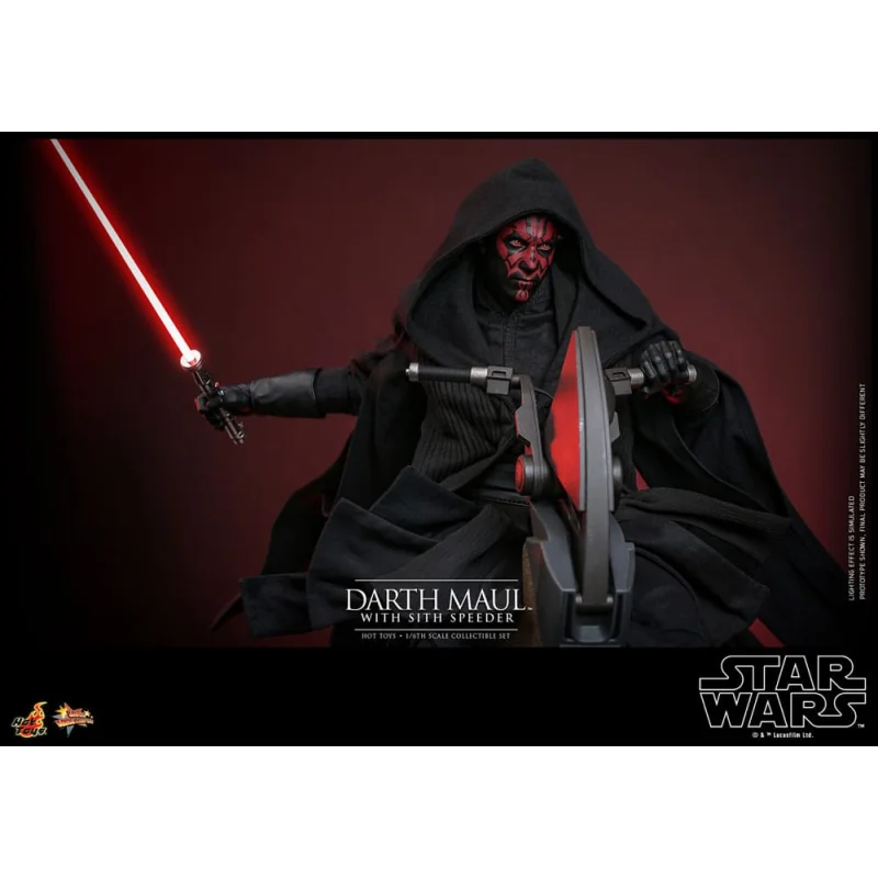 Star Wars Episode I figurine Movie Masterpiece 1/6 Darth Maul with Sith Speeder 29 cm