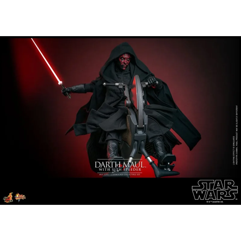 Star Wars Episode I figurine Movie Masterpiece 1/6 Darth Maul with Sith Speeder 29 cm