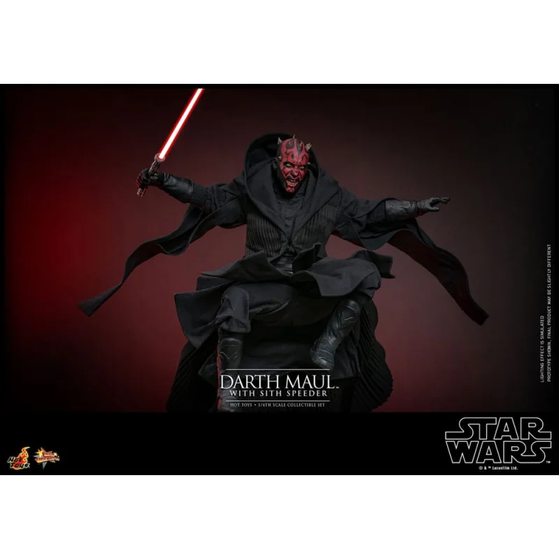 Star Wars Episode I figurine Movie Masterpiece 1/6 Darth Maul with Sith Speeder 29 cm