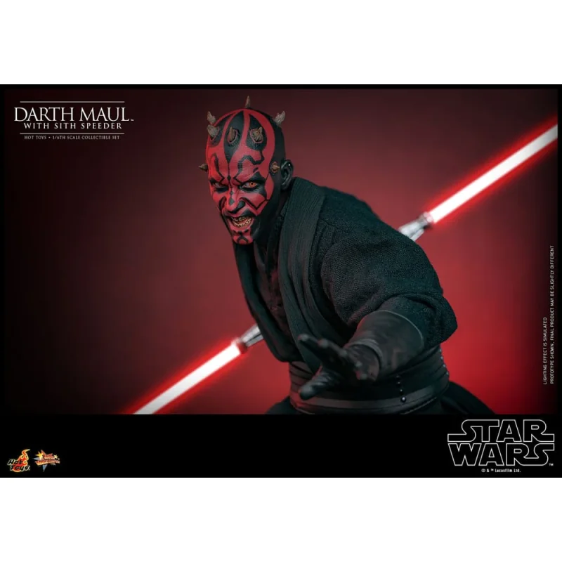 Star Wars Episode I figurine Movie Masterpiece 1/6 Darth Maul with Sith Speeder 29 cm