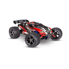 Traxxas - E-REVO 4x4 Rouge 1/16 BRUSHED AVEC ACCUS + CHARGEUR