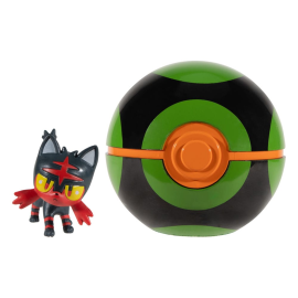 Figurine Pokémon Clip'n'Go Poké Balls Flamiaou & Sombre Ball