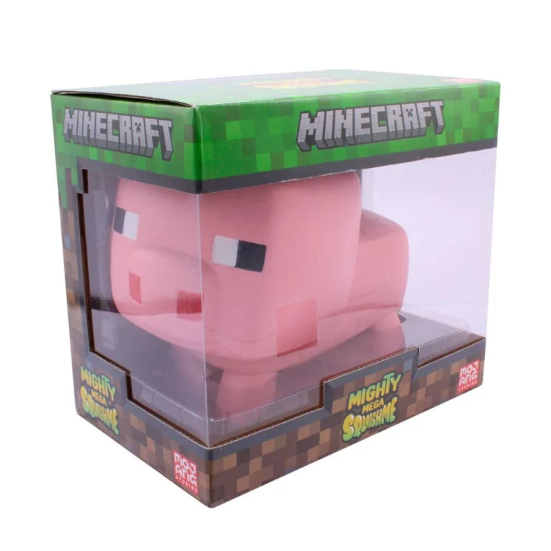 Minecraft figurine anti-stress Mighty Mega Squishme Cochon 25 cm