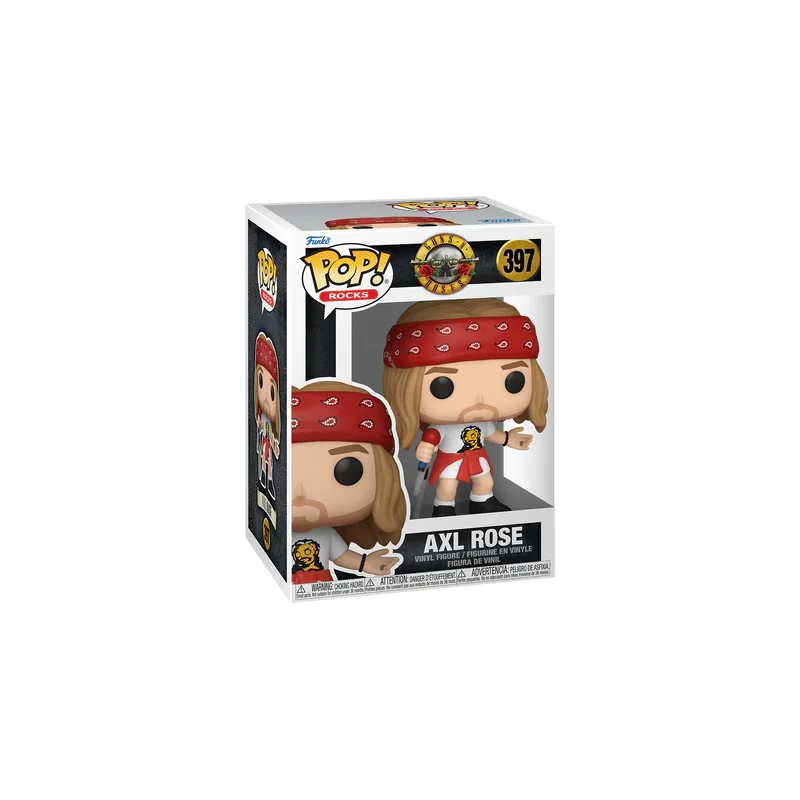 Figurine Pop Funko GUN N ROSES - POP Rocks N° 397 - Axel Rose (1980's ...