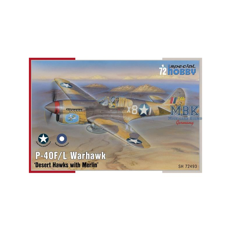 Curtiss P-40F/L Warhawk "Desert Hawks with Merlin"