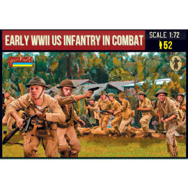  Figurine Early WWII Infantry in combat 1:72