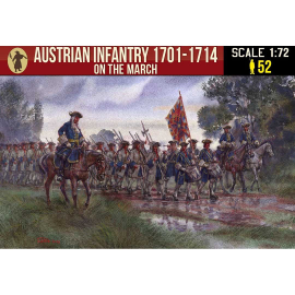  Figurine Austrian infantry 1701-1714 on the march 1:72