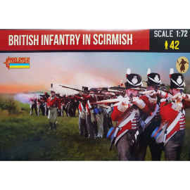  Figurine British infantry in scirmish 1:72