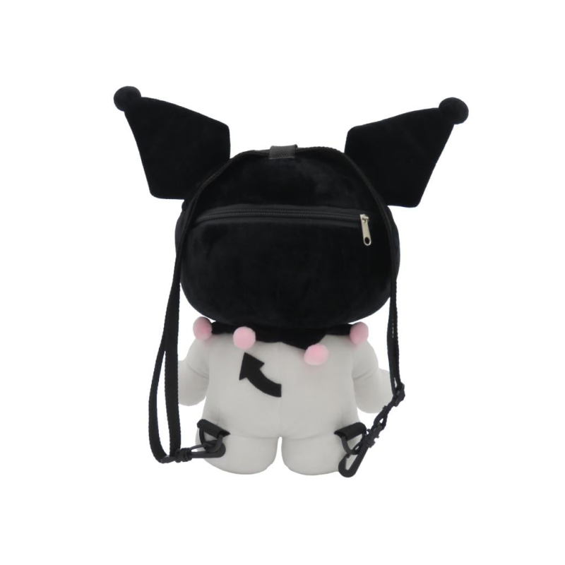 HELLO KITTY - Kuromi - Sac à Dos Peluche - 35cm