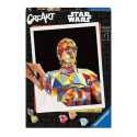 Star Wars set de peinture par numéros CreArt C-3PO 24 x 30 cm