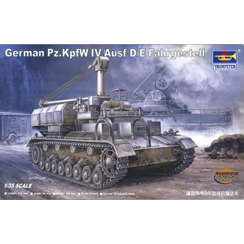 Pz allemand. Kpfw IV-Ausf.D/E Fahrgestell