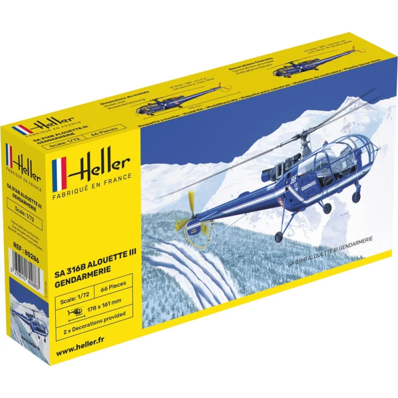 Alouette III gendarmerie 1/72