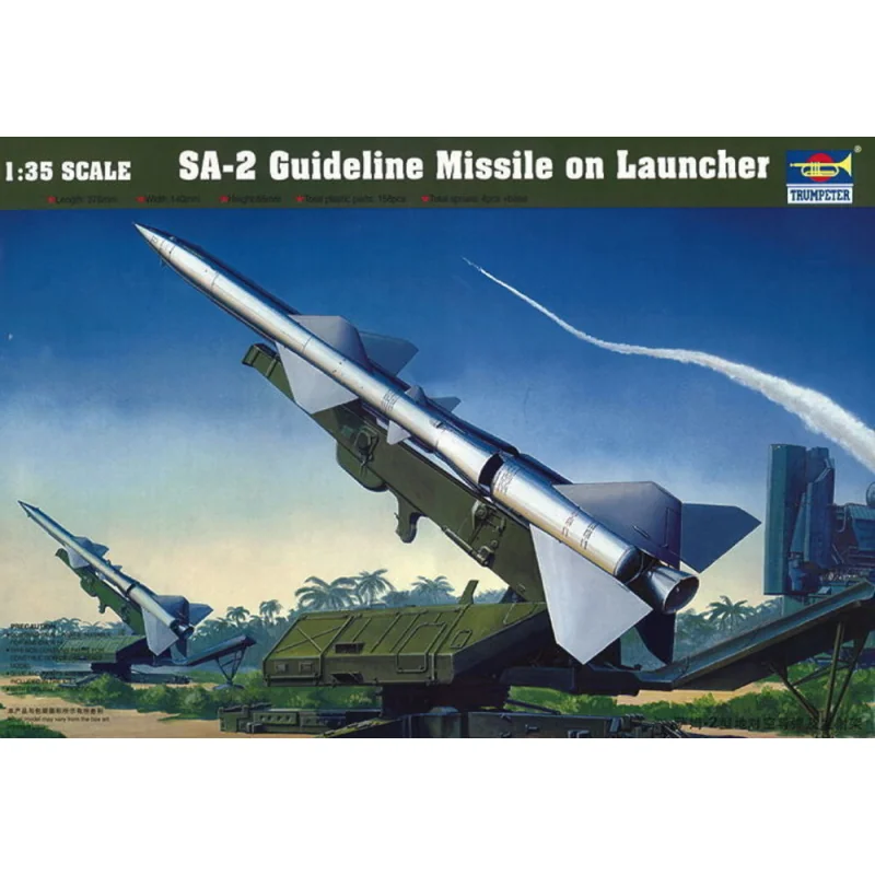 SA-2 Guideline missile on launcher