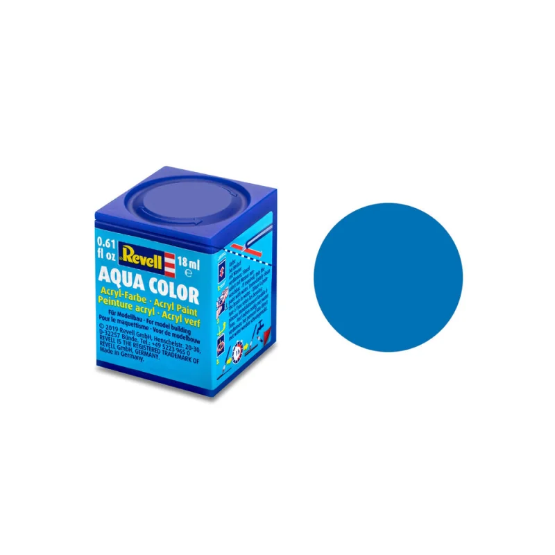 Peinture Acrylique Aqua Bleu Mat - 18ml 56