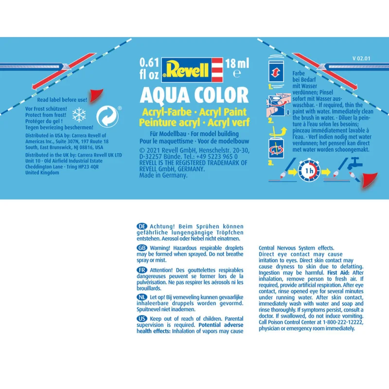 Peinture Acrylique Aqua Kaki Mat - 18ml 86