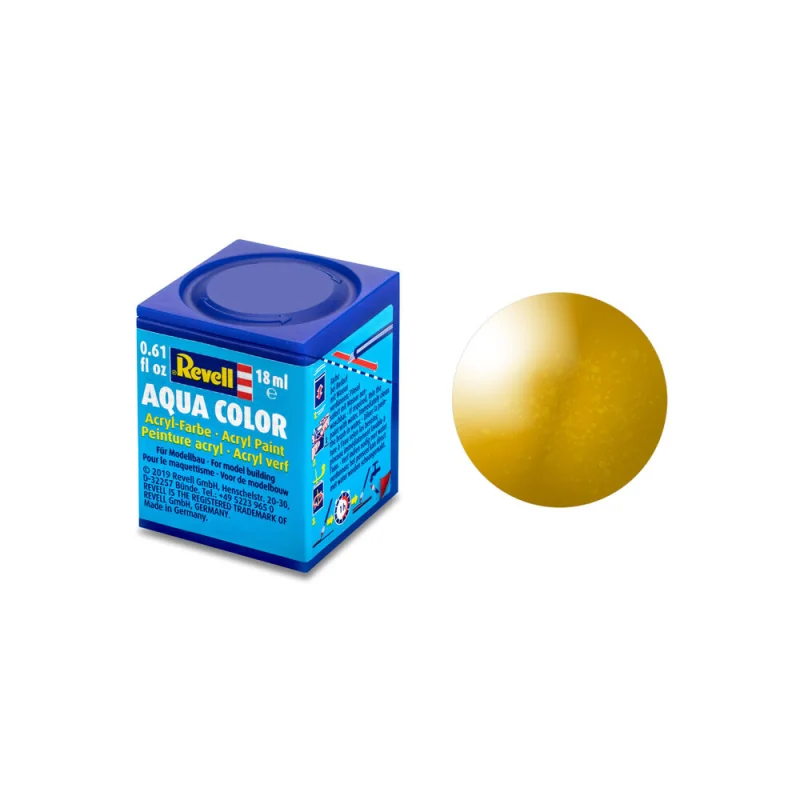 Peinture Acrylique Aqua Laiton Metal - 18ml 92