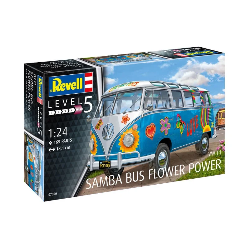 VW/Volkswagen Samba T1 Flower Power van