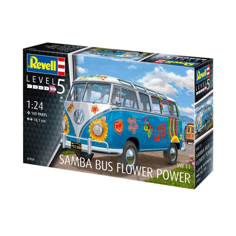 VW/Volkswagen Samba T1 Flower Power van