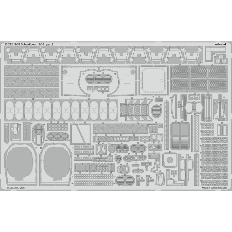 Schnellboot S-38 (conçu pour être utilisé avec les kits Italeri)