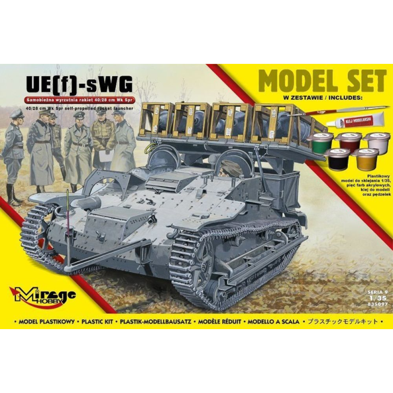 UE (f) -sWG, 40 / 28cm WK Spr (lance-roquettes autopropulsé allemand) (ModelSet