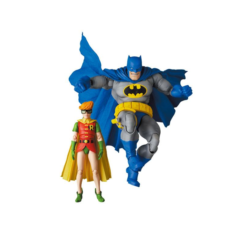 Batman : Dark Knight figurines MAF EX Batman Blue Version & Robin 11- 16 cm