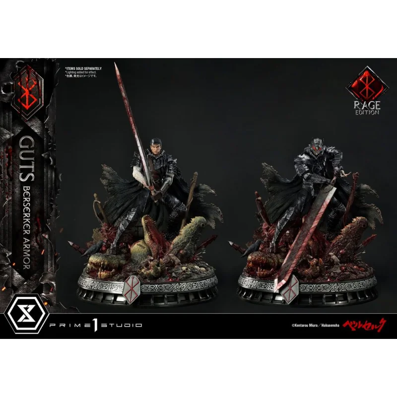 Berserk statuette 1/4 Guts Berserker Armor Rage Edition 67 cm