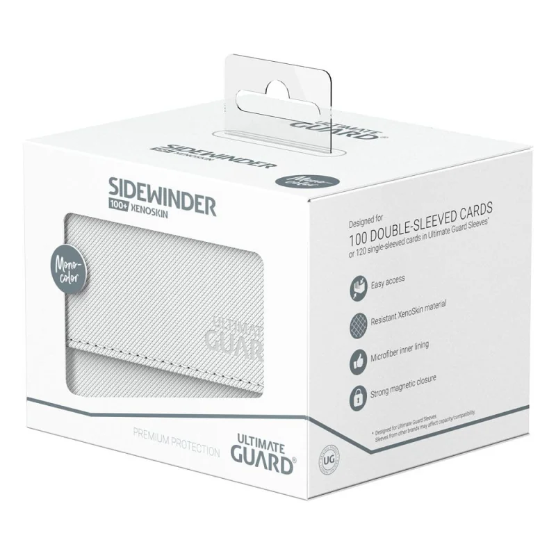 Ultimate Guard Sidewinder 100+ XenoSkin Monocolor Blanc