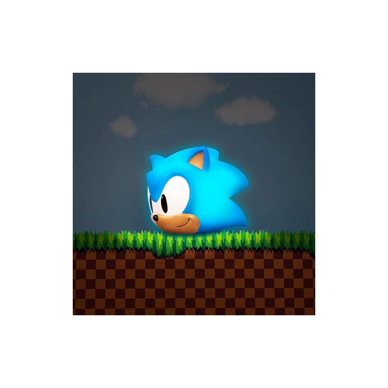 Sonic the Hedgehog lampe d´ambiance Sonic Head 12 cm