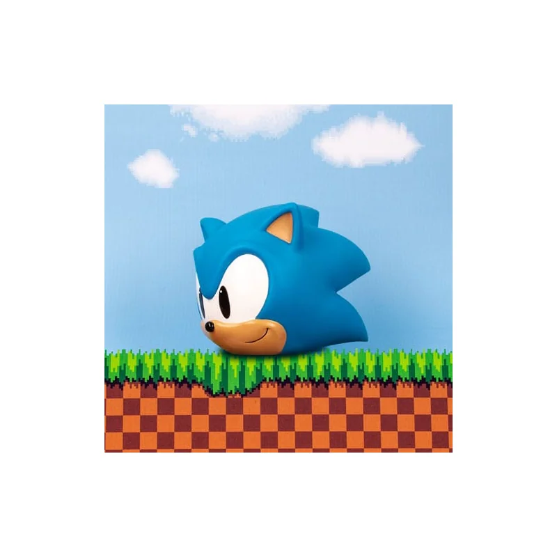 Sonic the Hedgehog lampe d´ambiance Sonic Head 12 cm