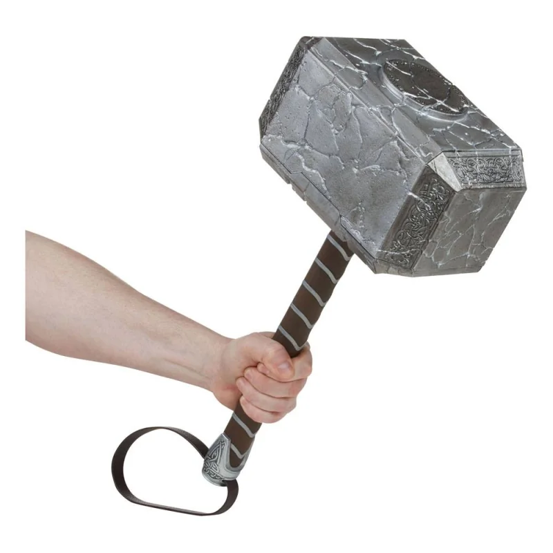 Thor: Love and Thunder Marvel Legends marteau électronique premium Mjolnir de Mighty Thor 49 cm