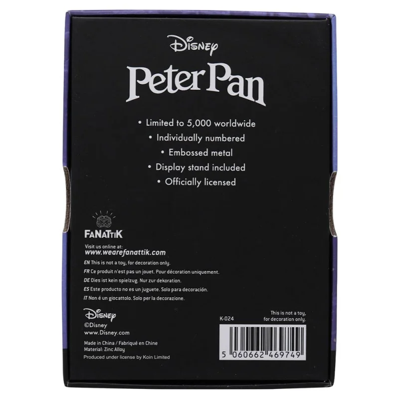 Peter Pan Lingot de Collection Limited Edition