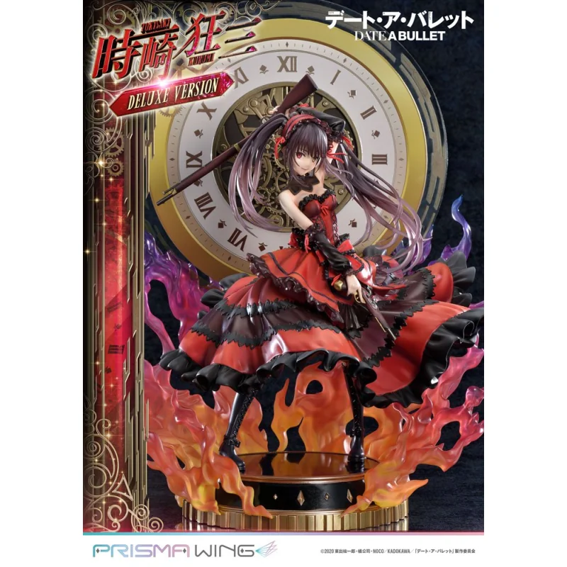 Date A Live Fragment: Date A Bullet statuette PVC 1/7 Prisma Wing Kurumi Tokisaki Deluxe Version 37 cm