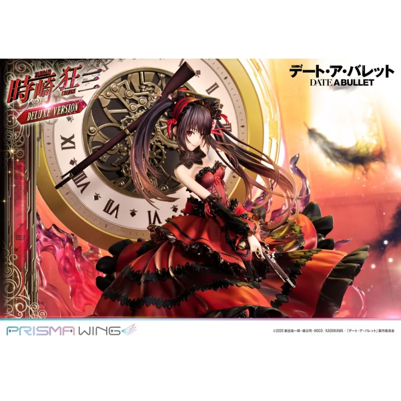 Date A Live Fragment: Date A Bullet statuette PVC 1/7 Prisma Wing Kurumi Tokisaki Deluxe Version 37 cm