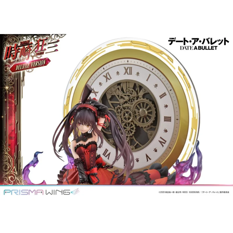 Date A Live Fragment: Date A Bullet statuette PVC 1/7 Prisma Wing Kurumi Tokisaki Deluxe Version 37 cm