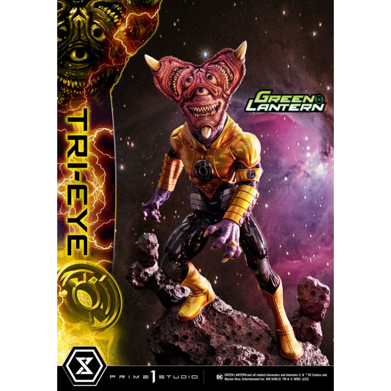 DC Comics statuette 1/3 Sinestro Corps Tri-Eye 54 cm