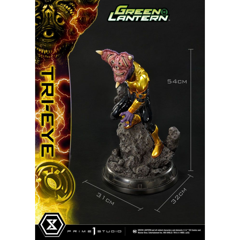 DC Comics statuette 1/3 Sinestro Corps Tri-Eye 54 cm