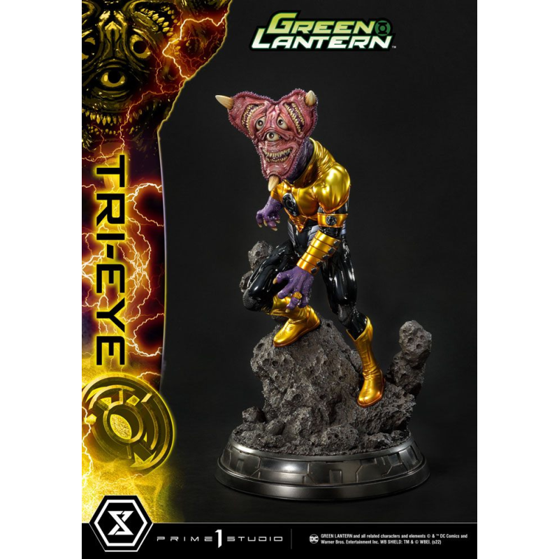 DC Comics statuette 1/3 Sinestro Corps Tri-Eye 54 cm